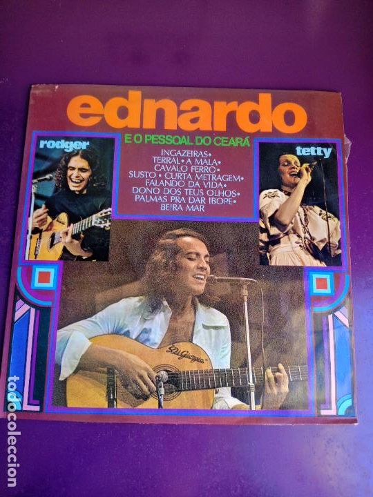 Dischi in vinile: Ednardo E O Pessoal Do Cear&aacute; - LP CONTINENTAL 1976 BRASIL - MPB FOLK ROCK 70'S - SIN APENAS USO
