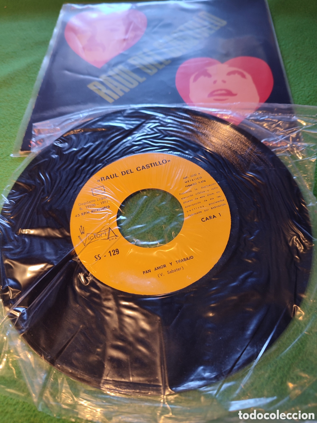 Discos de vinilo: Ra&uacute;l del Castillo - Pan , amor y trabajo - Foto 2