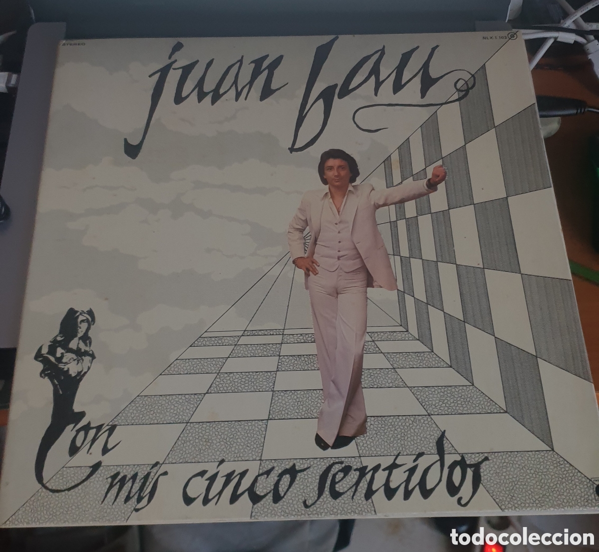 Discos de vinilo: Juan Bau - Con los cinco sentidos - Foto 1