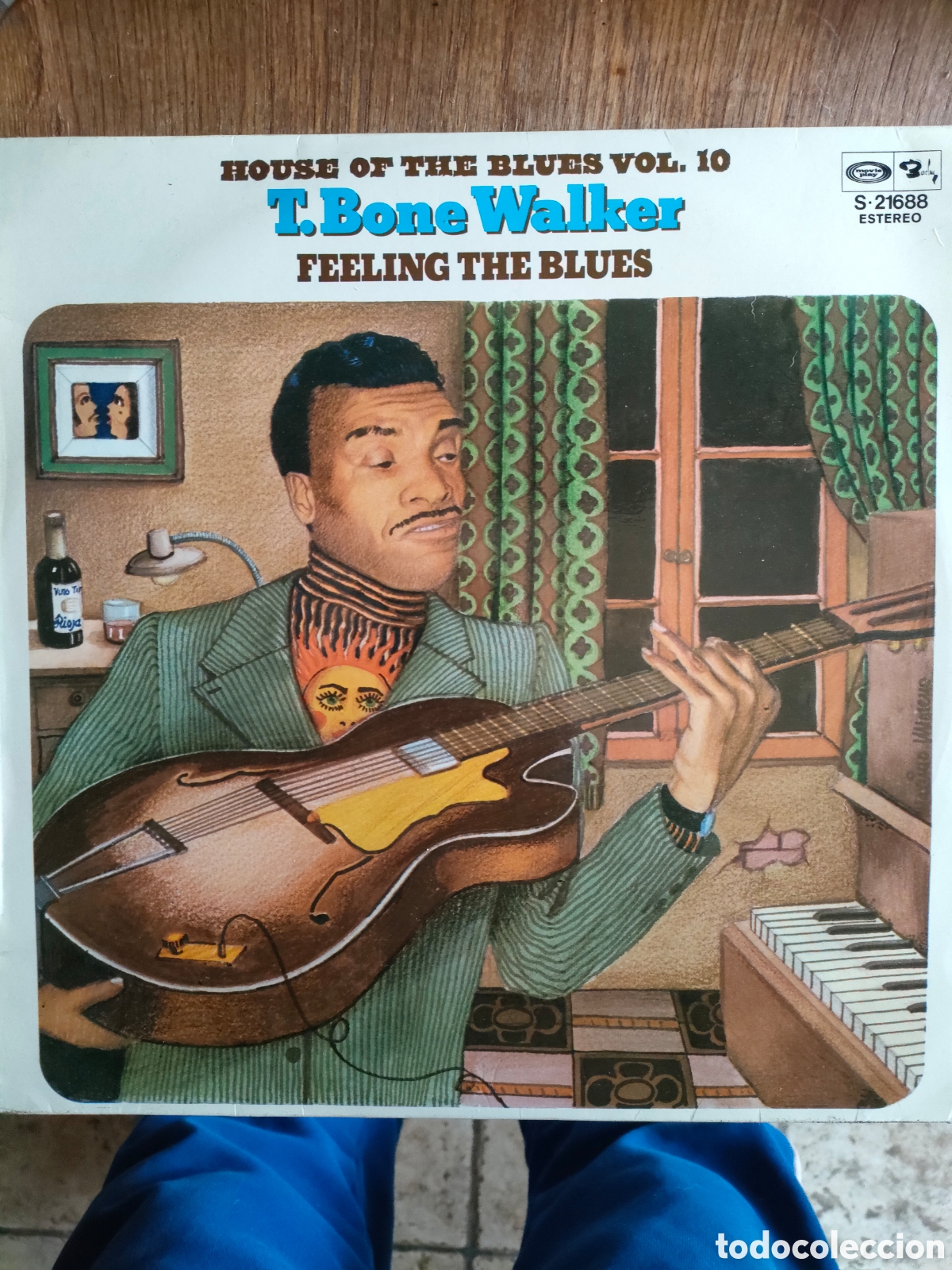 Dischi in vinile: T-Bone Walker - Feeling The Blues - House Of The Blues Vol. 10 - 1975 - Spain - Jazz Blues