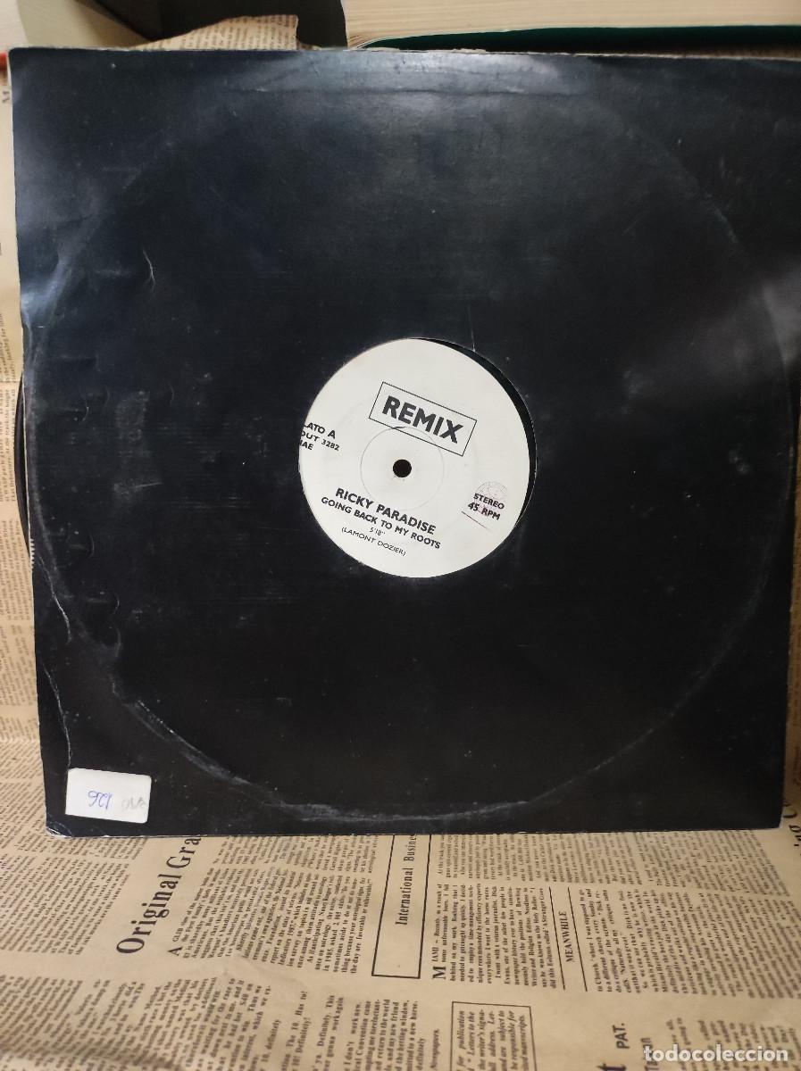 Discos de vinilo: Ricky Paradise &ndash; Going Back To My Roots (Remix) - Foto 3