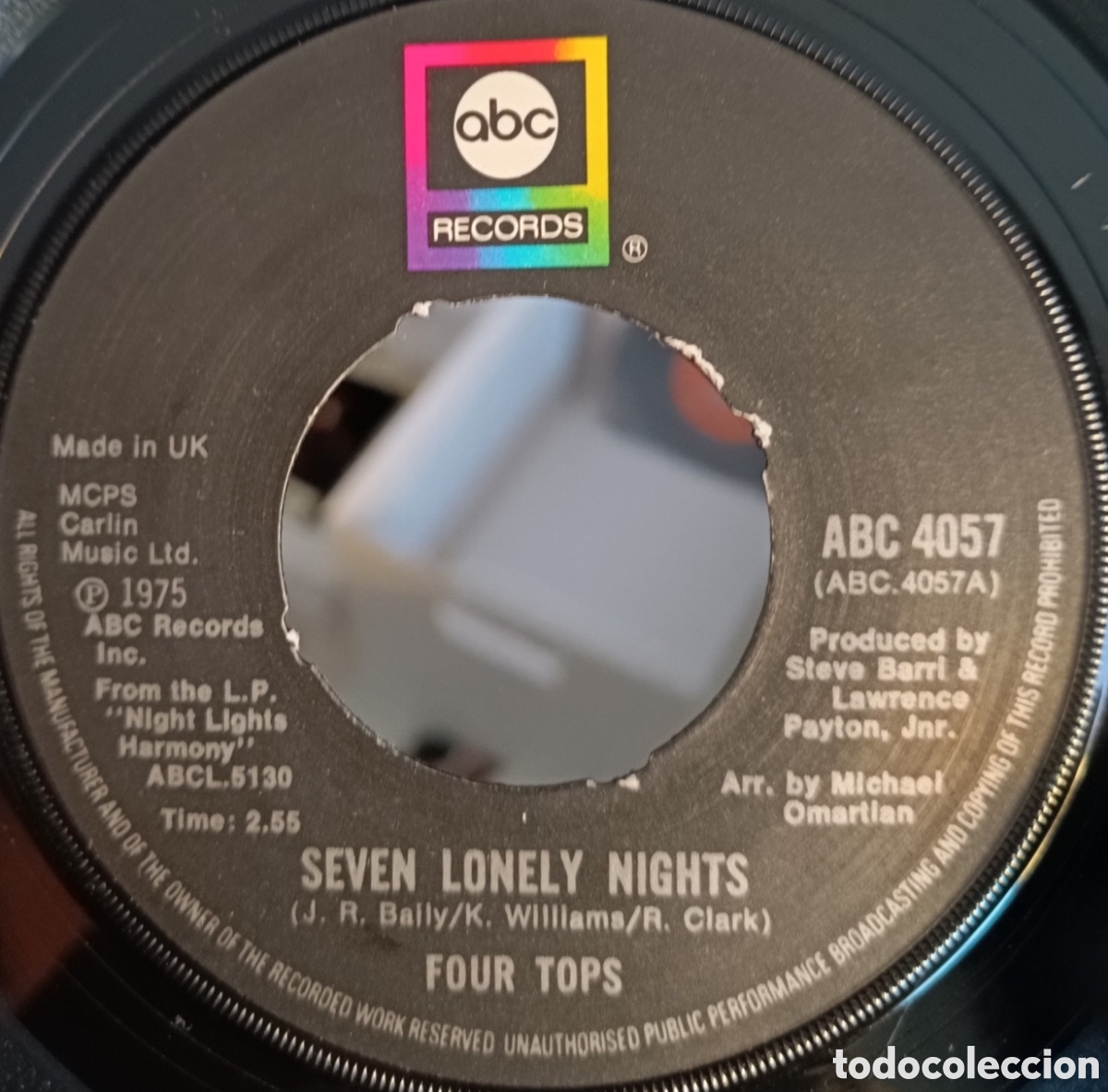 Discos de vinilo: Four Tops &ndash; Seven Lonely Nights - Foto 1