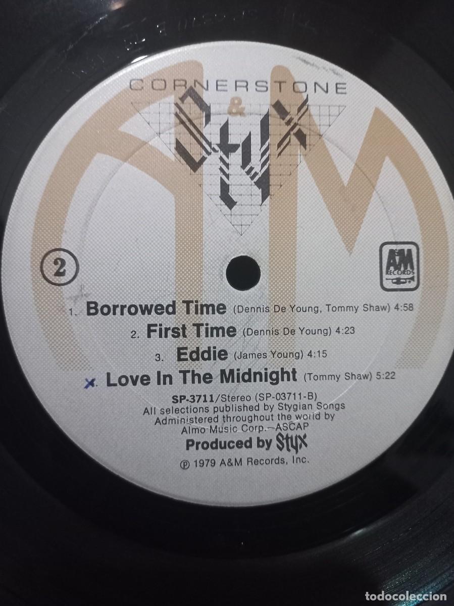 Discos de vinilo: STYX - CORNERSTONE / SP-3711 - 1979 - Foto 3