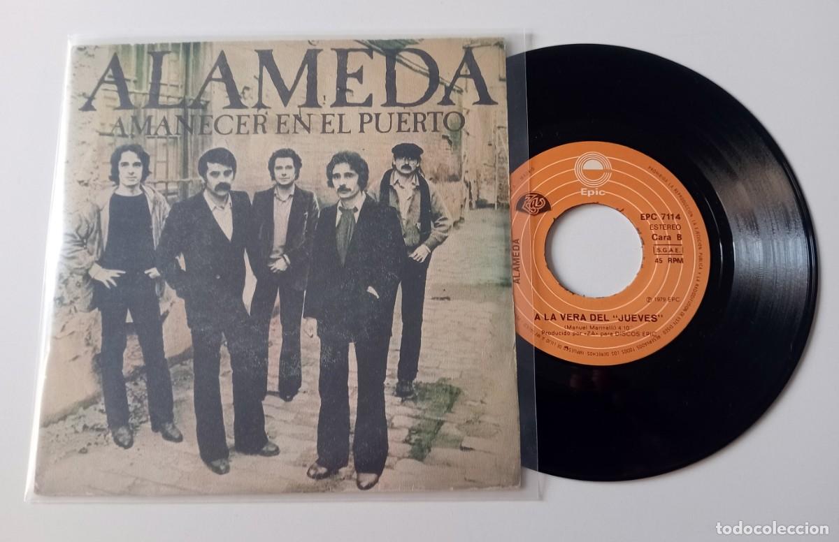 Discos de vinilo: SINGLE ALAMEDA - AMANECER EN EL PUERTO - Foto 1