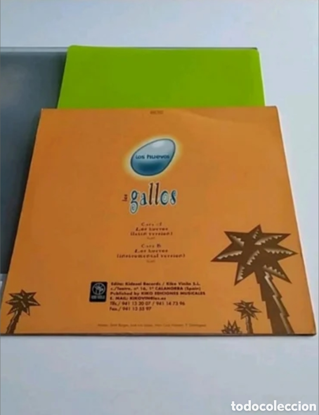 Discos de vinilo: Maxi single Los Gallos. Los huevos - Foto 2