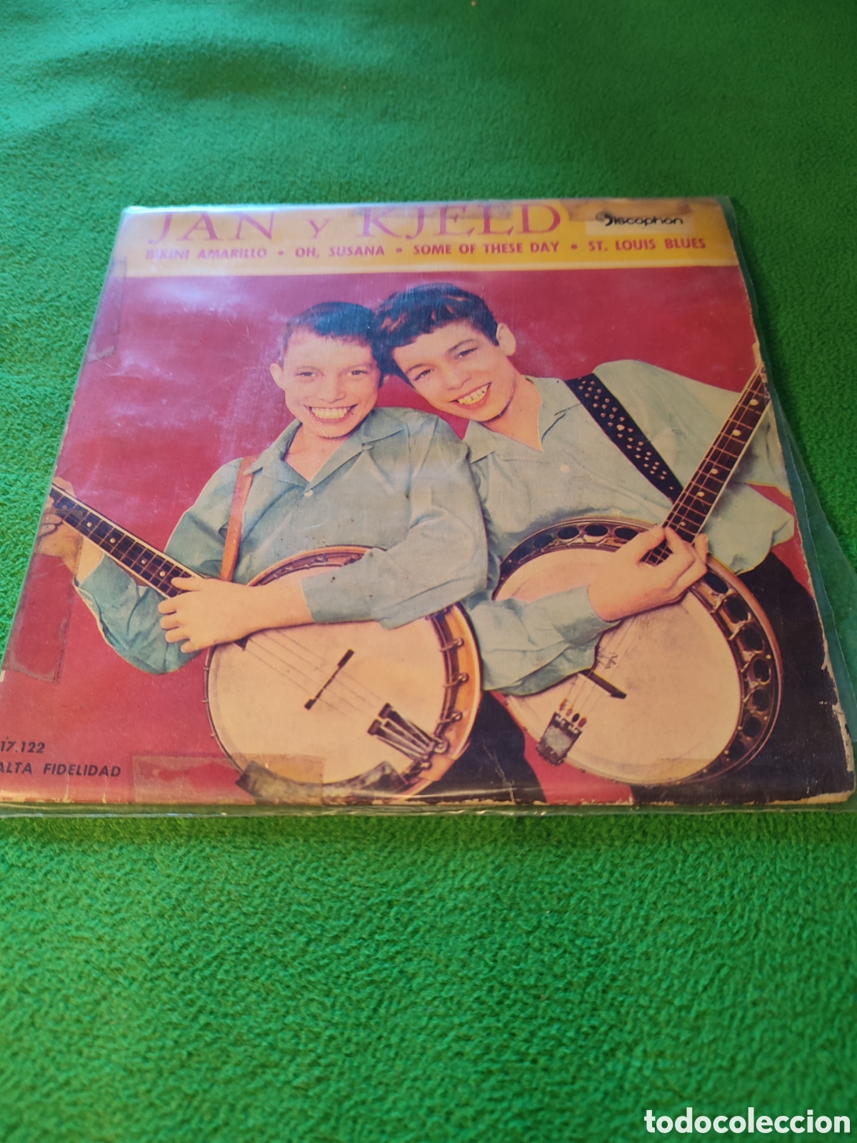 Discos de vinilo: Jan y Kjeld - Bikini amarillo + 3 - Foto 1