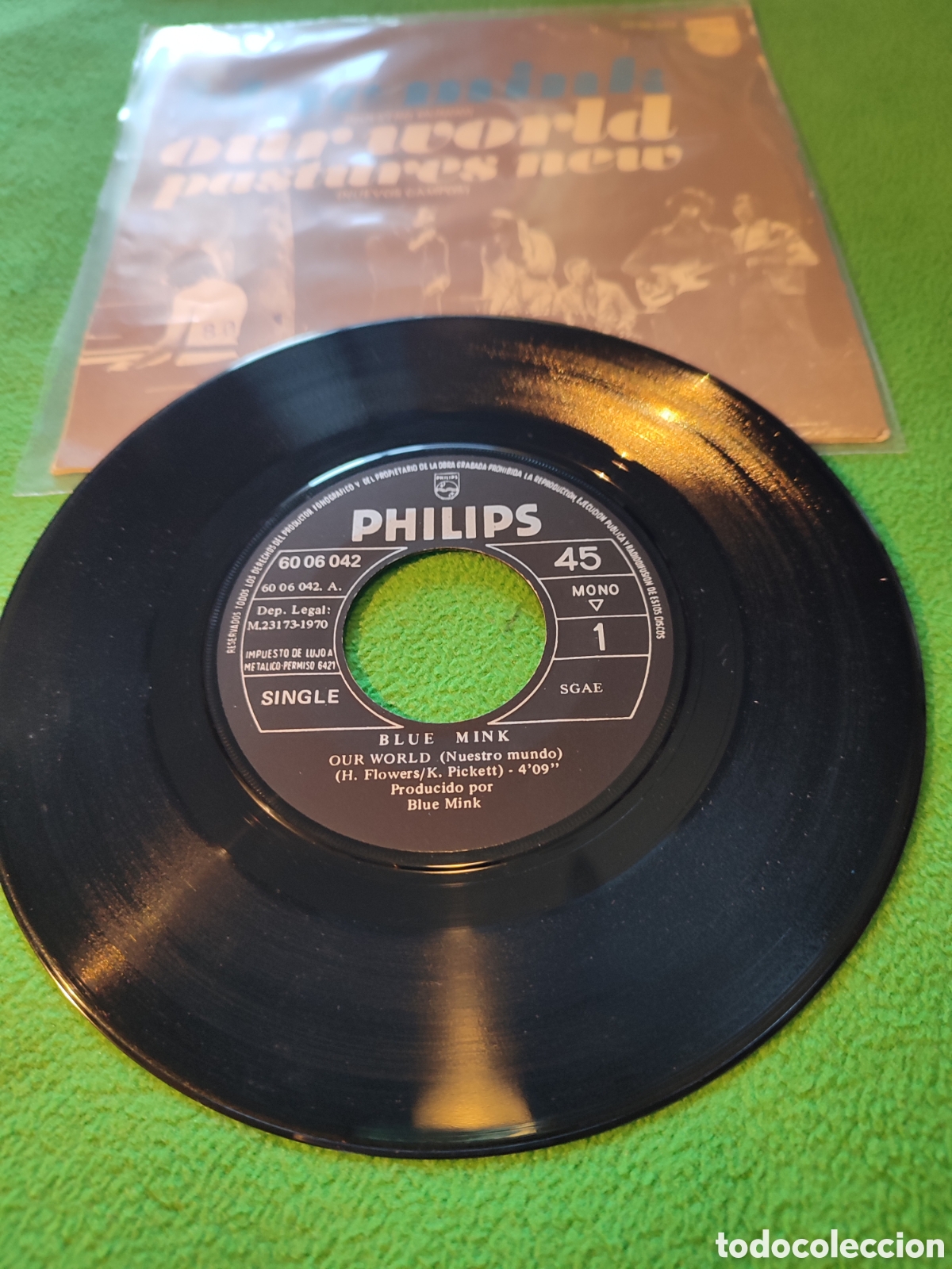 Discos de vinilo: Blue Mink - Our world Vinilo Single - Foto 2