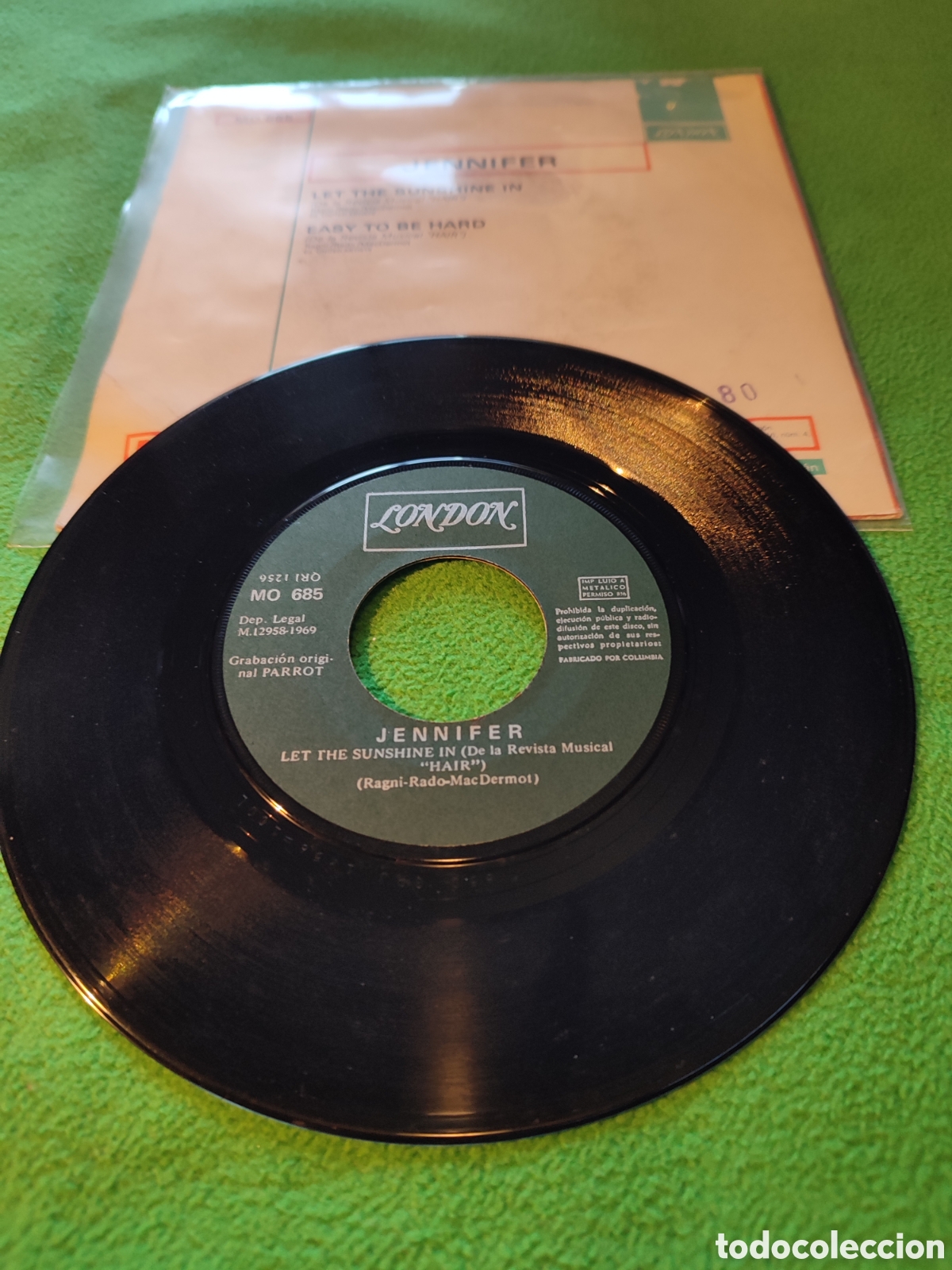 Discos de vinilo: Jennifer - Let the sunshine in - Foto 2