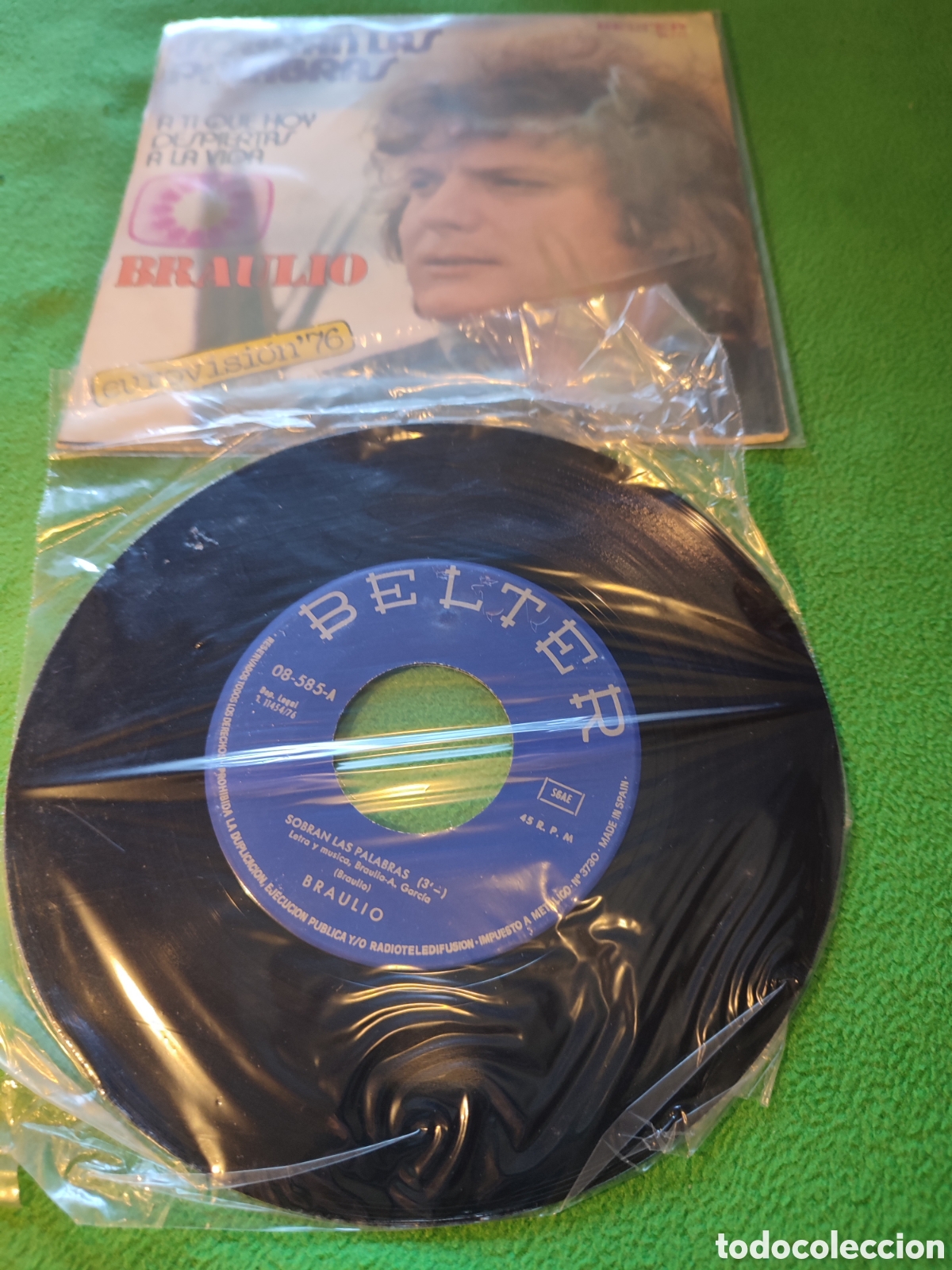 Discos de vinilo: Braulio - Sobran las palabras - Foto 2