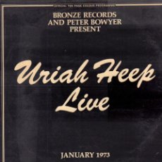 Discos de vinilo: URIAH HEEP LIVE - SUNRISE, SWEET LORRAINE, TRAVELLER IN TIME.../ DOBLE LP ARIOLA 1973 RF-18999