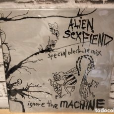 Discos de vinilo: ALIEN SEX FIEND ‎– IGNORE THE MACHINE (SPECIAL ELECTRODE MIX) MAXI VINILO COLOR BLANCO