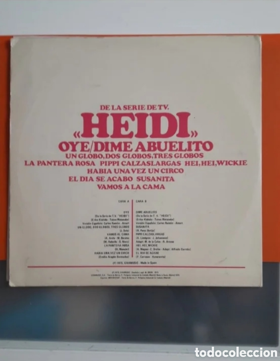 Discos de vinilo: Lp Heidi. Oye Dime abuelito - Foto 2