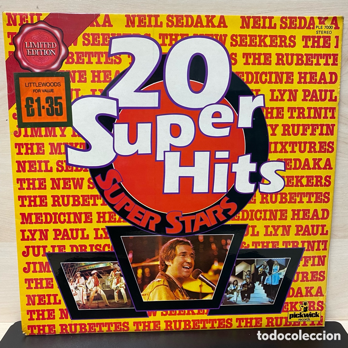 Discos de vinilo: Various - 20 Super Hits - Super Stars (LP, Comp) - Foto 1