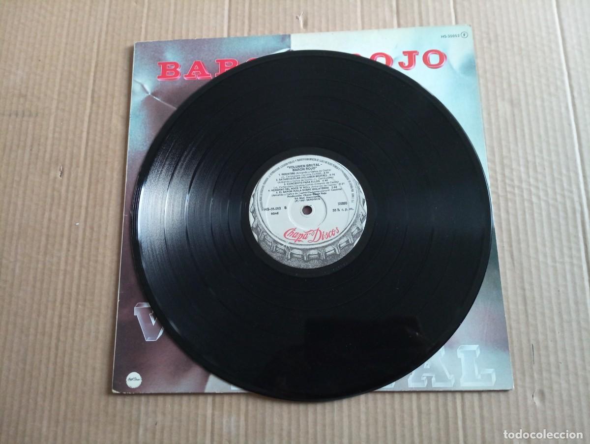 Discos de vinilo: BARON ROJO - VOLUMEN BRUTAL LP 1982 - Foto 3