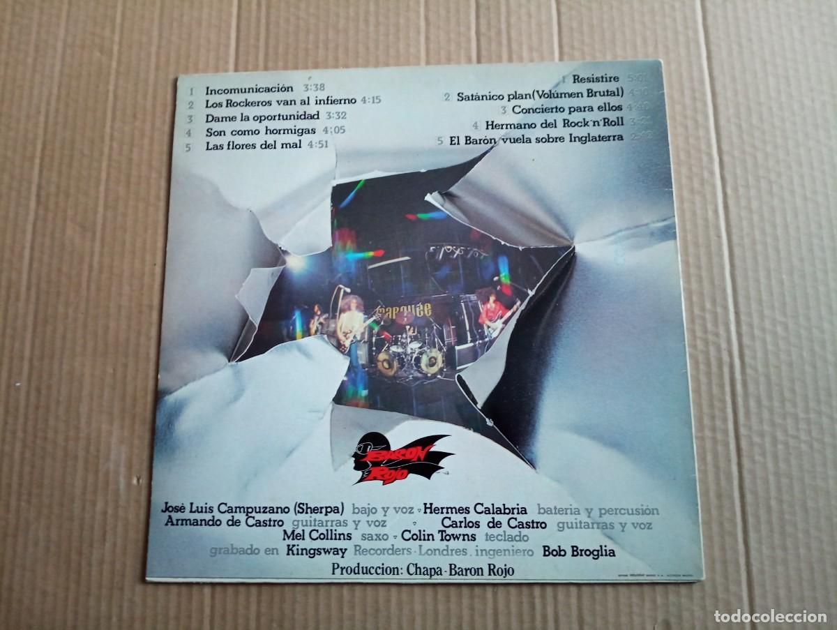 Discos de vinilo: BARON ROJO - VOLUMEN BRUTAL LP 1982 - Foto 4
