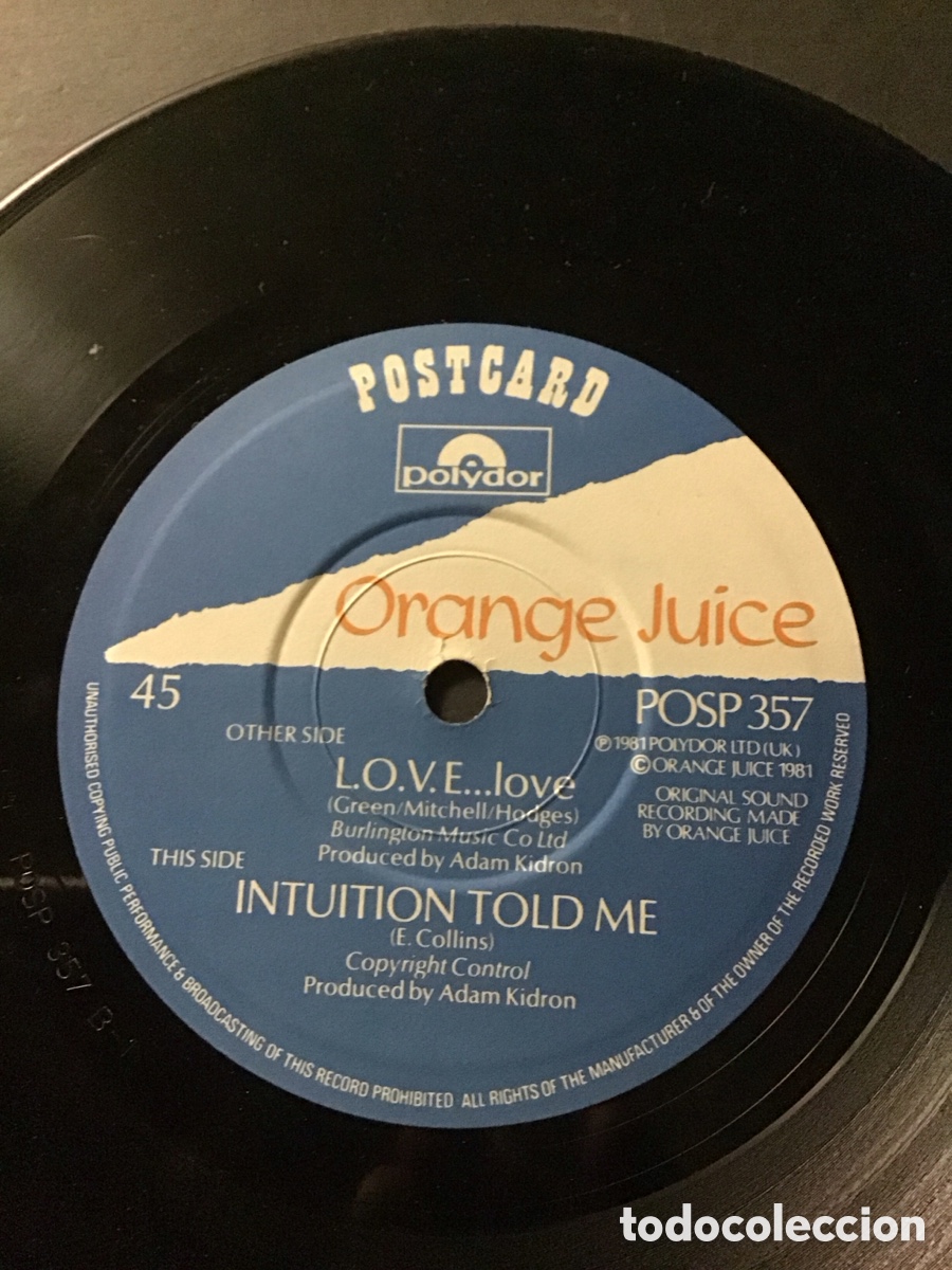 Discos de vinilo: Orange Juice L.O.V.E&hellip;.love - Foto 3