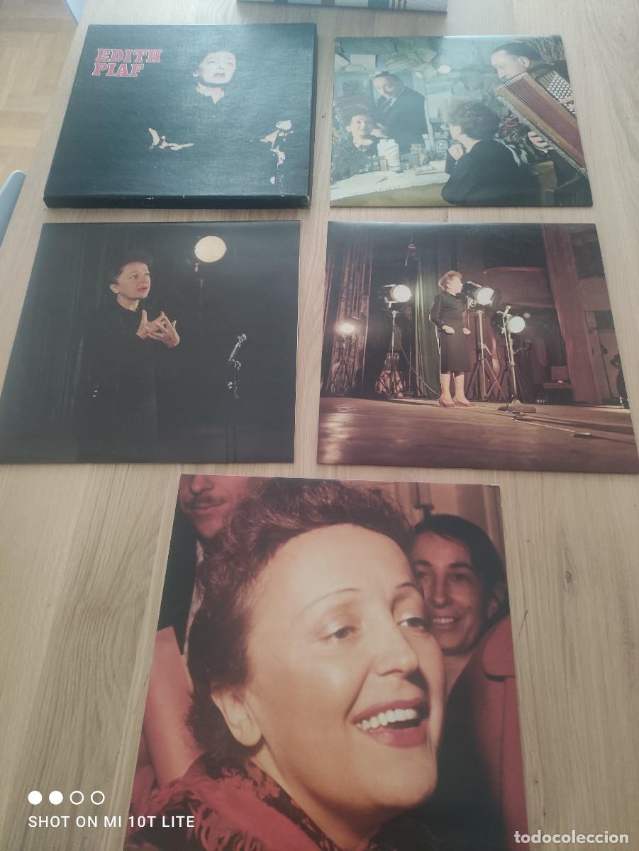 Discos de vinilo: JOYA/DIFICIL CAJA CON 4 LPS. EDITH PIAF - - Foto 1