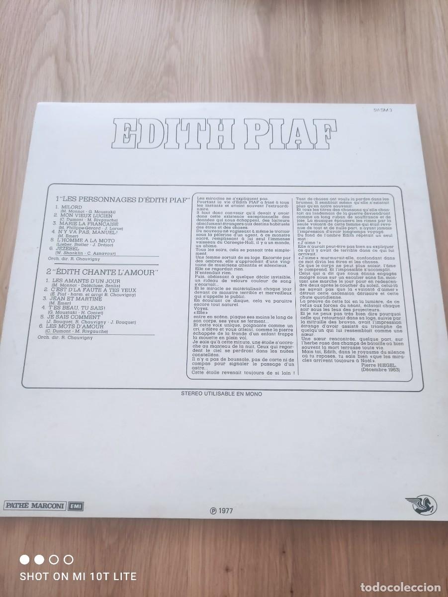 Discos de vinilo: JOYA/DIFICIL CAJA CON 4 LPS. EDITH PIAF - - Foto 6