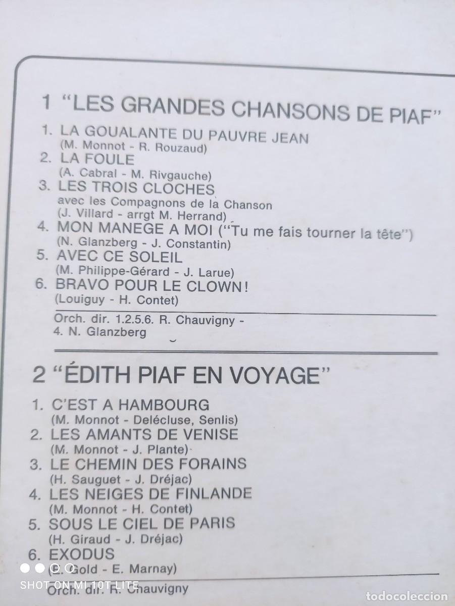 Discos de vinilo: JOYA/DIFICIL CAJA CON 4 LPS. EDITH PIAF - - Foto 9