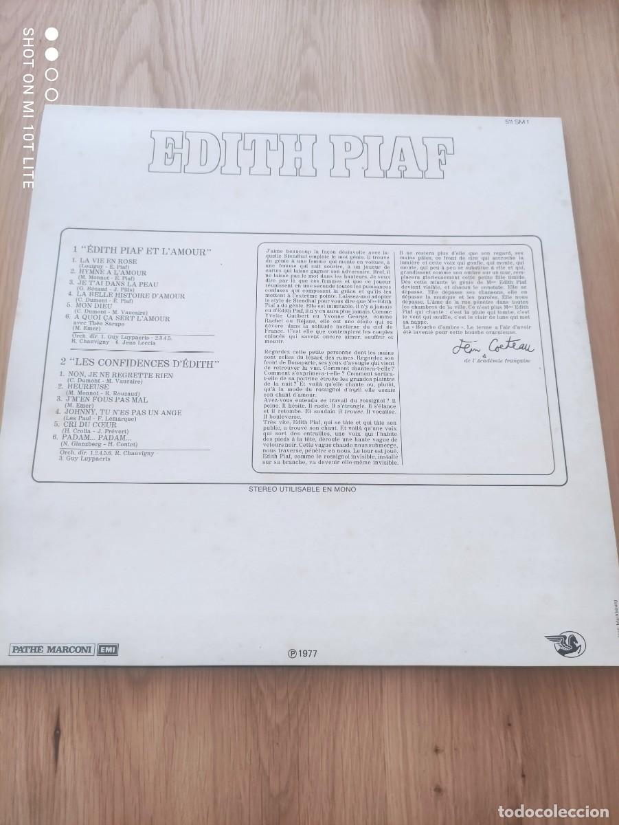 Discos de vinilo: JOYA/DIFICIL CAJA CON 4 LPS. EDITH PIAF - - Foto 12