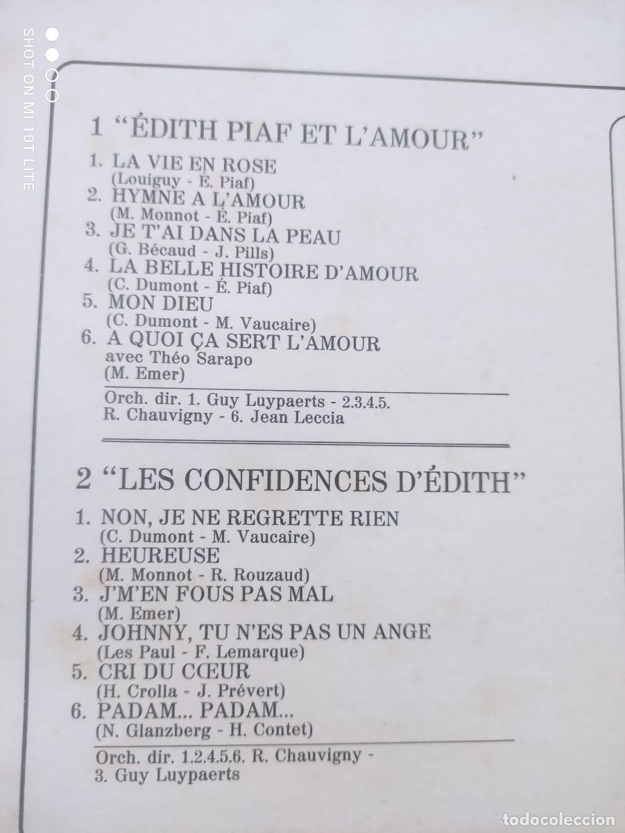Discos de vinilo: JOYA/DIFICIL CAJA CON 4 LPS. EDITH PIAF - - Foto 13