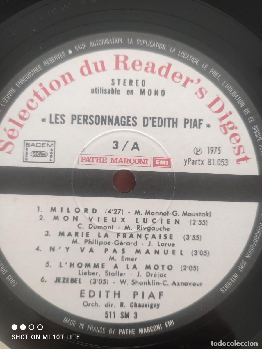 Discos de vinilo: JOYA/DIFICIL CAJA CON 4 LPS. EDITH PIAF - - Foto 19