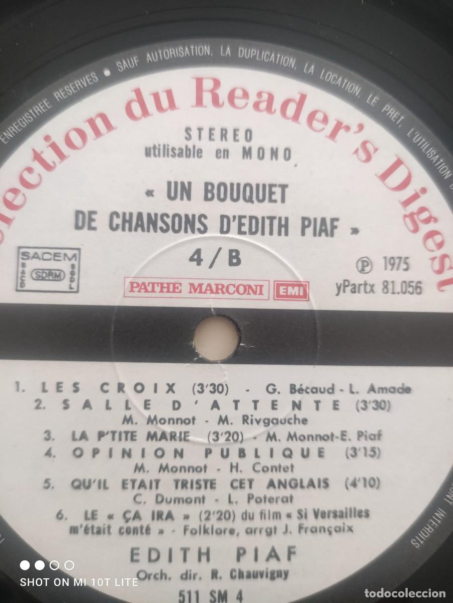 Discos de vinilo: JOYA/DIFICIL CAJA CON 4 LPS. EDITH PIAF - - Foto 21