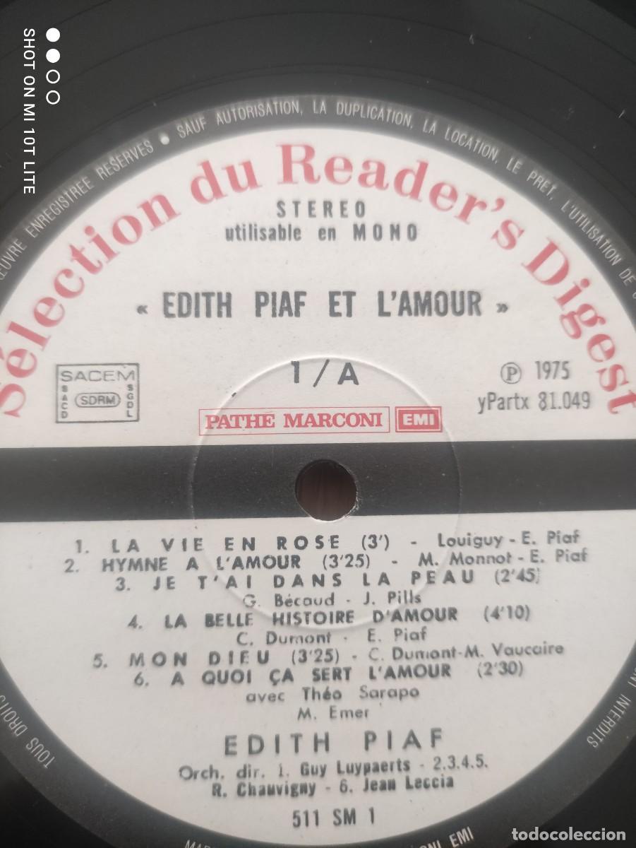Discos de vinilo: JOYA/DIFICIL CAJA CON 4 LPS. EDITH PIAF - - Foto 24