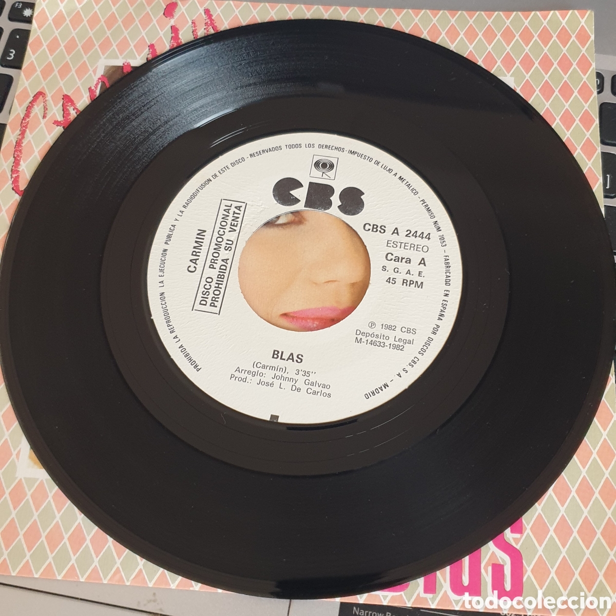 Discos de vinilo: Carmin - Blas. Promocional - Foto 2