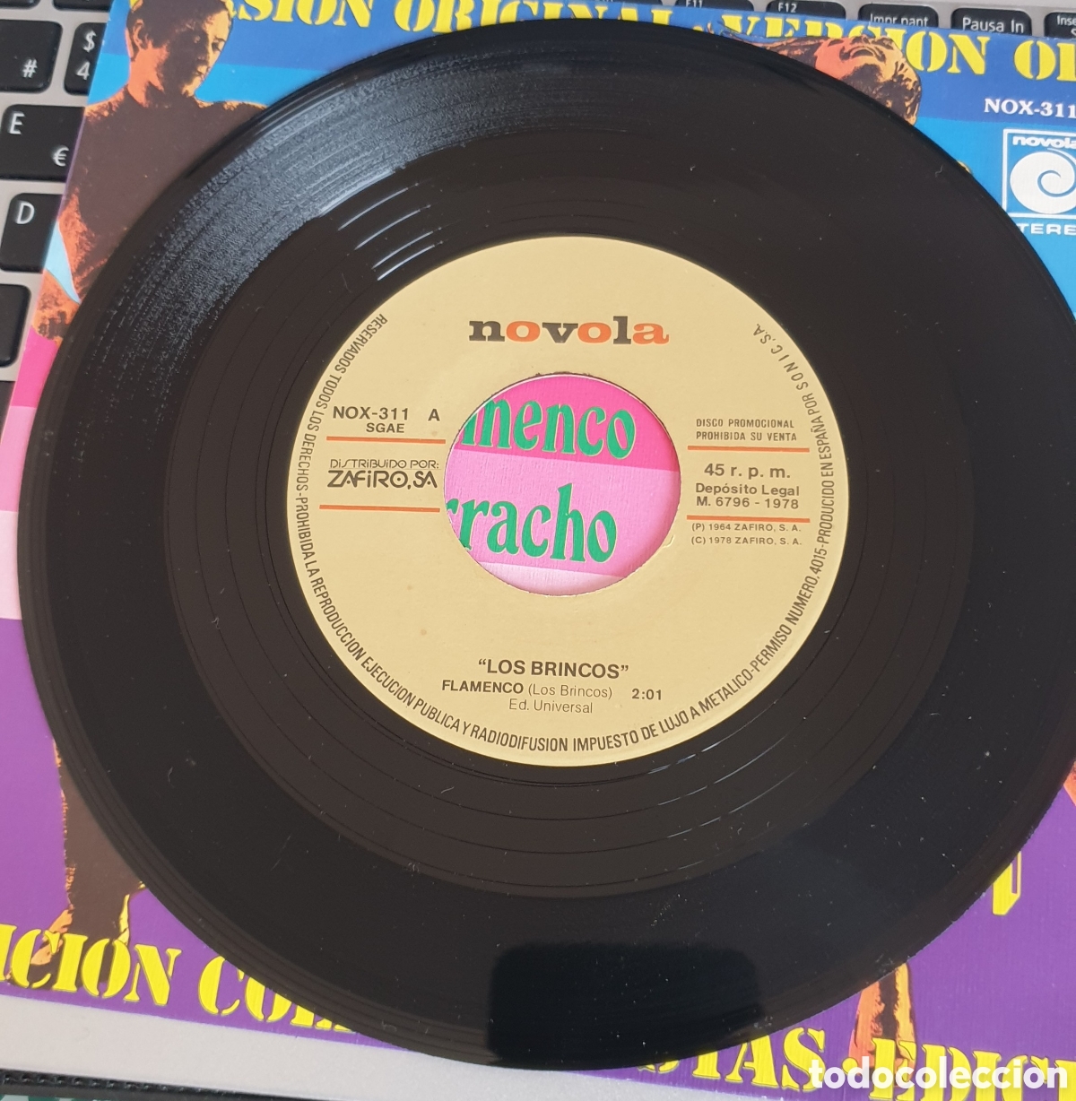 Discos de vinilo: Los brincos - recuerdo / borracho - Foto 2
