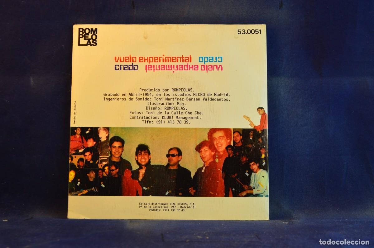 Discos de vinilo: ROMPEOLAS - CREADO - VUELO EXPERIMENTAL - SINGLE - Foto 2