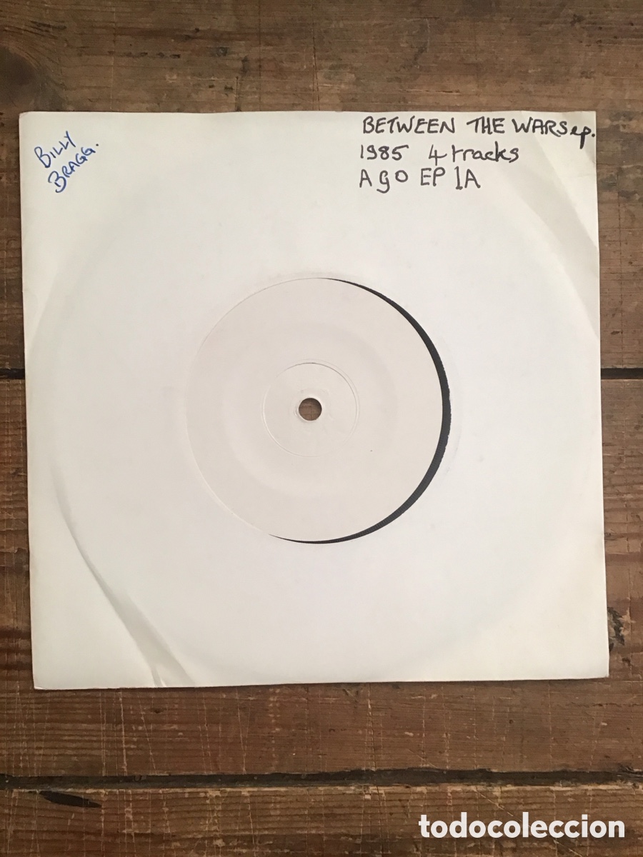 Discos de vinilo: Billy Bragg Between The Wars EP promoci&oacute;nal white label - Foto 1