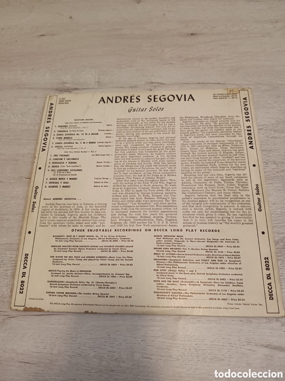 Discos de vinilo: Segovia - Foto 2