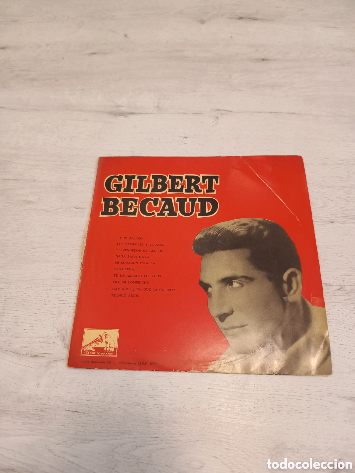 Discos de vinilo: T&uacute; el P&aacute;jaro, Gilbert Becaud - Foto 1
