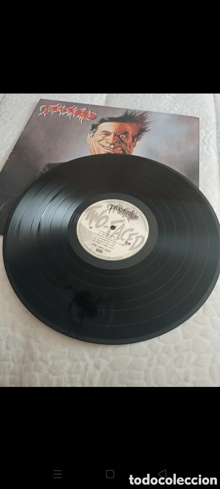 Discos de vinilo: Tankard - Two Faced / LP Vinilo Original Germany 1993 - Foto 3