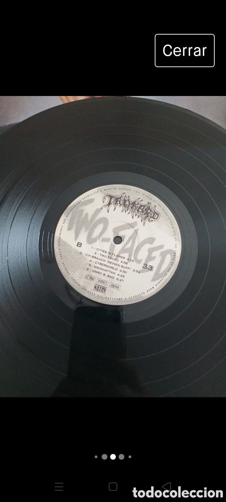 Discos de vinilo: Tankard - Two Faced / LP Vinilo Original Germany 1993 - Foto 4