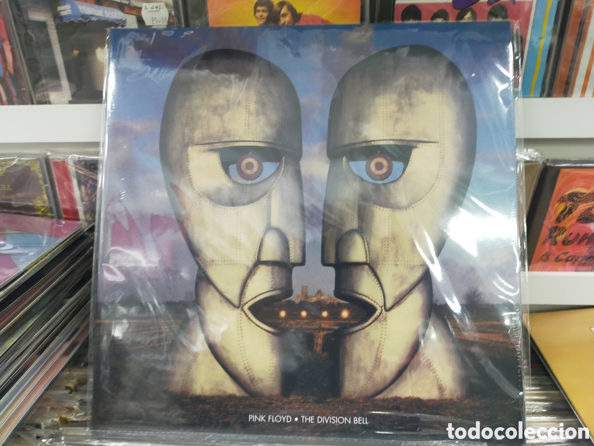 Discos de vinilo: Pink Floyd LP the division bell precintado carpeta doble