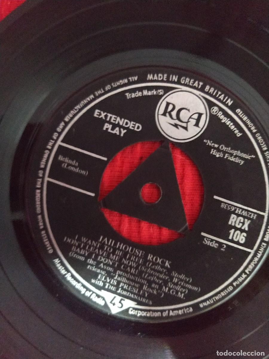 Discos de vinilo: Single Elvis Presley Jailhouse rock - Foto 3
