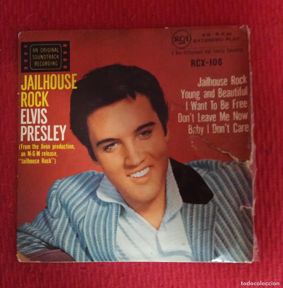 Discos de vinilo: Single Elvis Presley Jailhouse rock - Foto 4