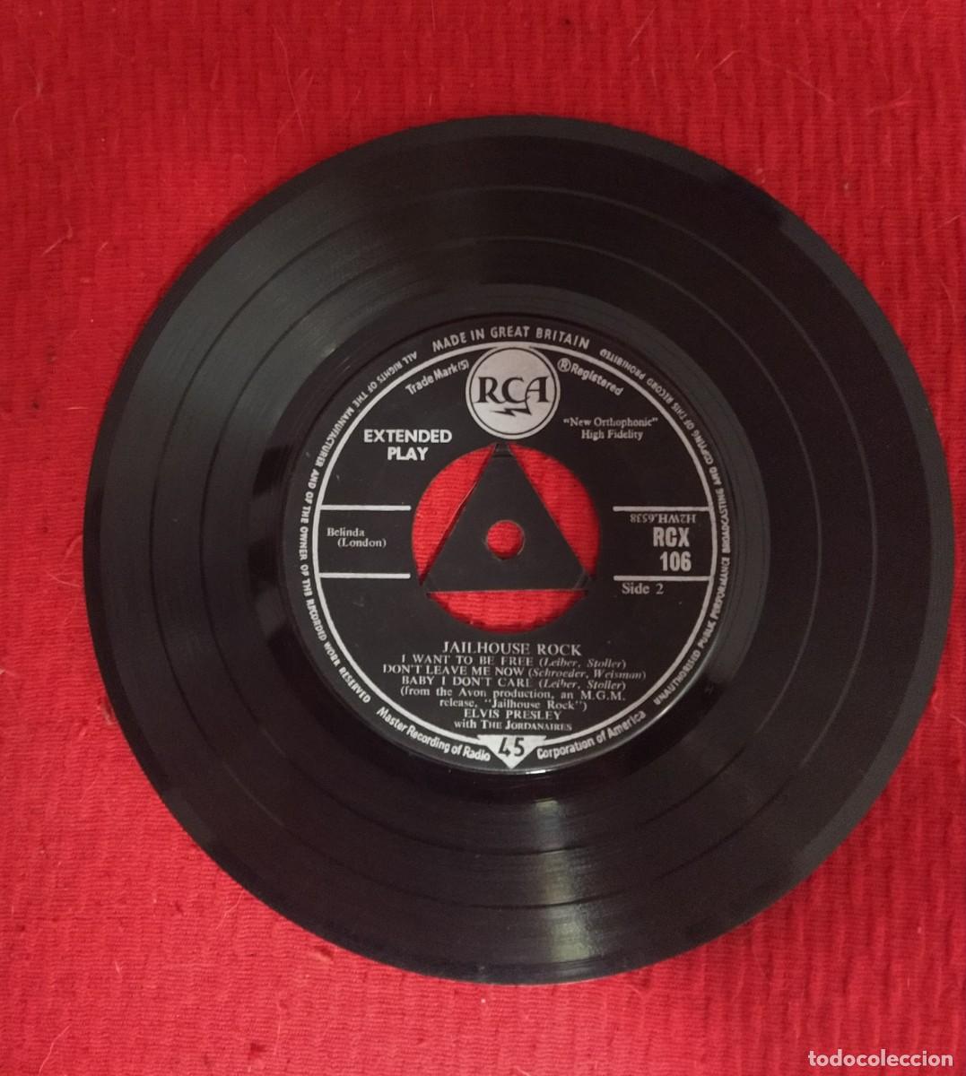 Discos de vinilo: Single Elvis Presley Jailhouse rock - Foto 5