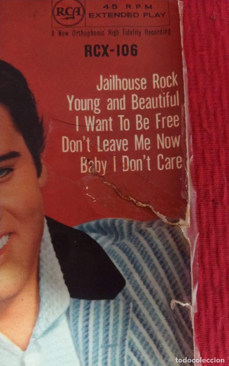 Discos de vinilo: Single Elvis Presley Jailhouse rock - Foto 7