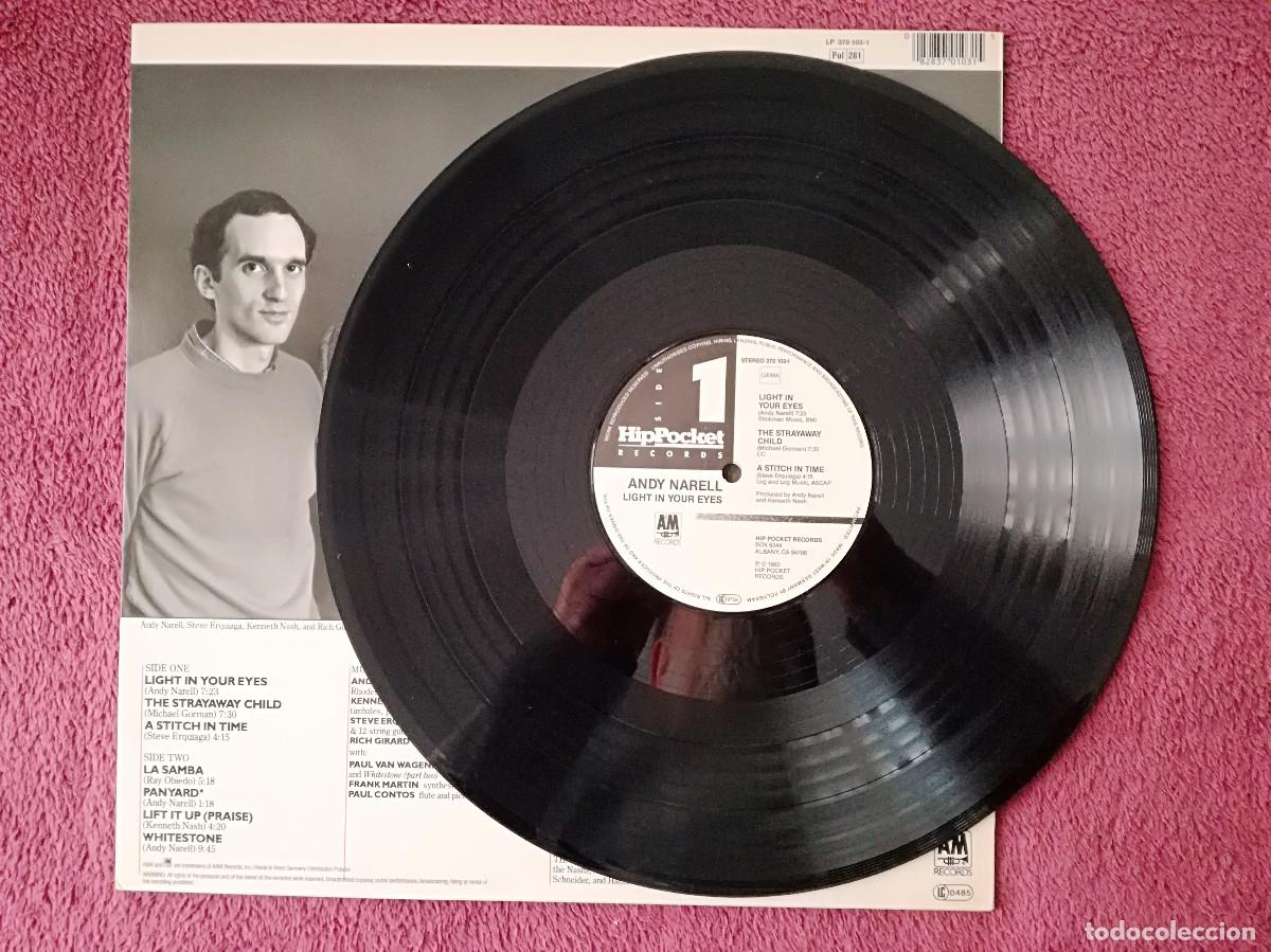 Discos de vinilo: ANDY NARELL - LIGHT IN YOUR EYES (HIPPOCKET) LP - EXCELENTE - Foto 3