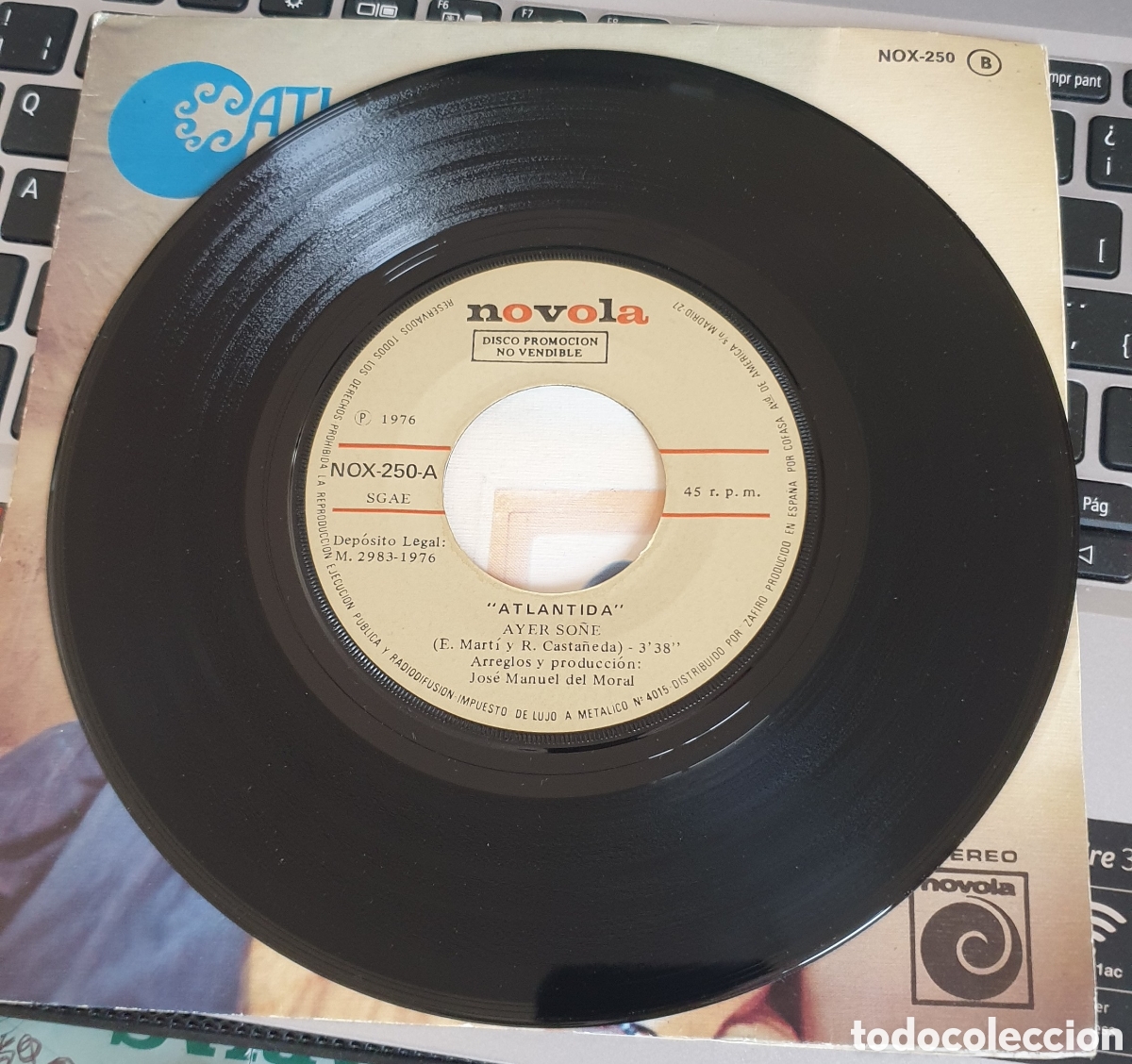 Discos de vinilo: Atlantida - Ayer so&ntilde;e - Foto 2