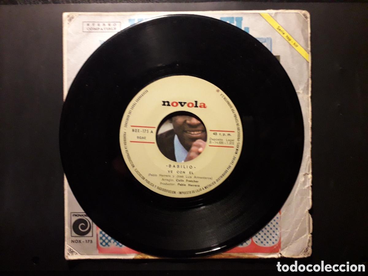 Discos de vinilo: BASILIO, VE CON &Eacute;L, RCA 1972 ACEPTABLE, PEDIDO M&Iacute;NIMO 3&euro; LEER - Foto 3