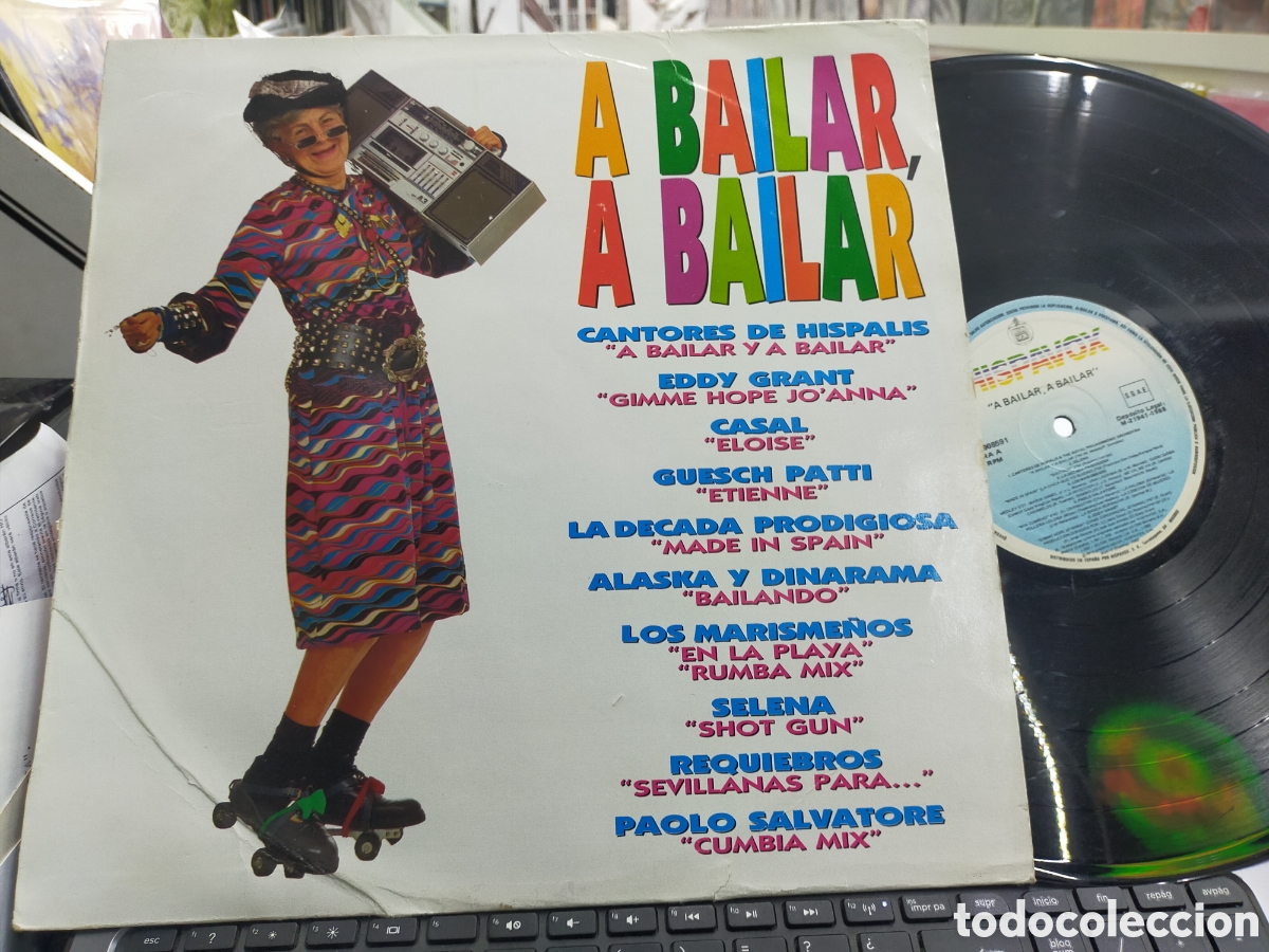 Discos de vinilo: A bailar,a bailar lp 1988 escuchado - Foto 1