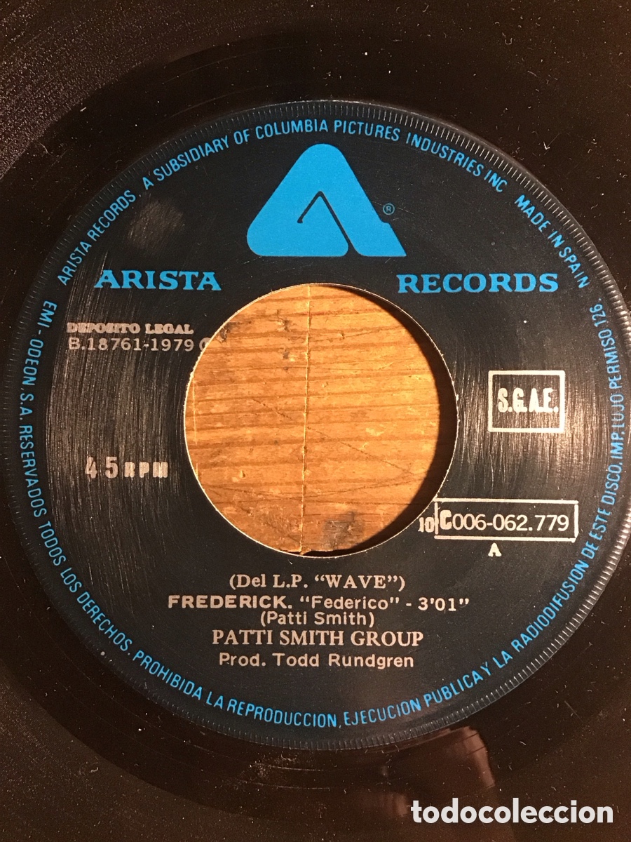 Discos de vinilo: Patti Smith Group Frederick - Foto 3