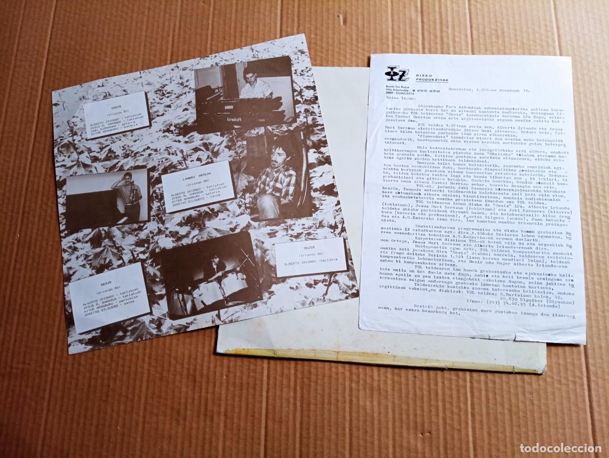 Discos de vinilo: TOL - OASIS LP 1986 - Foto 5