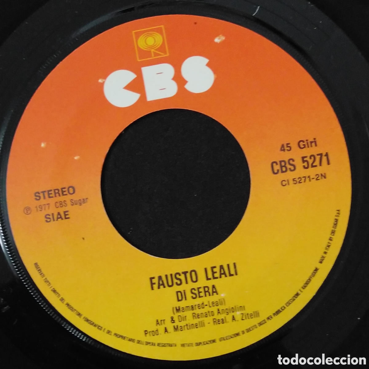 Discos de vinilo: FAUSTO LEALI - VIERNO - 1977 - SINGLE 7&rdquo; - Foto 4