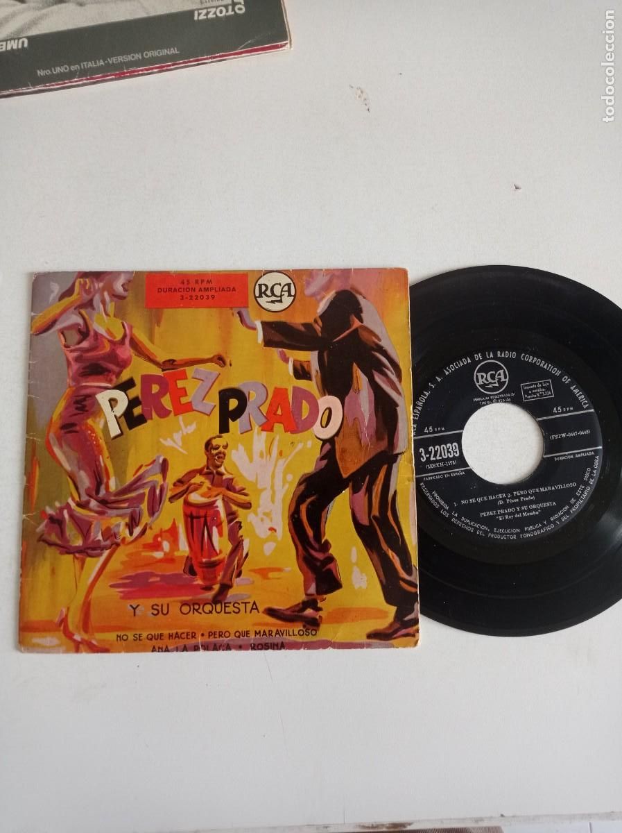 Discos de vinilo: Antiguo Single P&eacute;rez Prado y su Orquesta - Foto 1