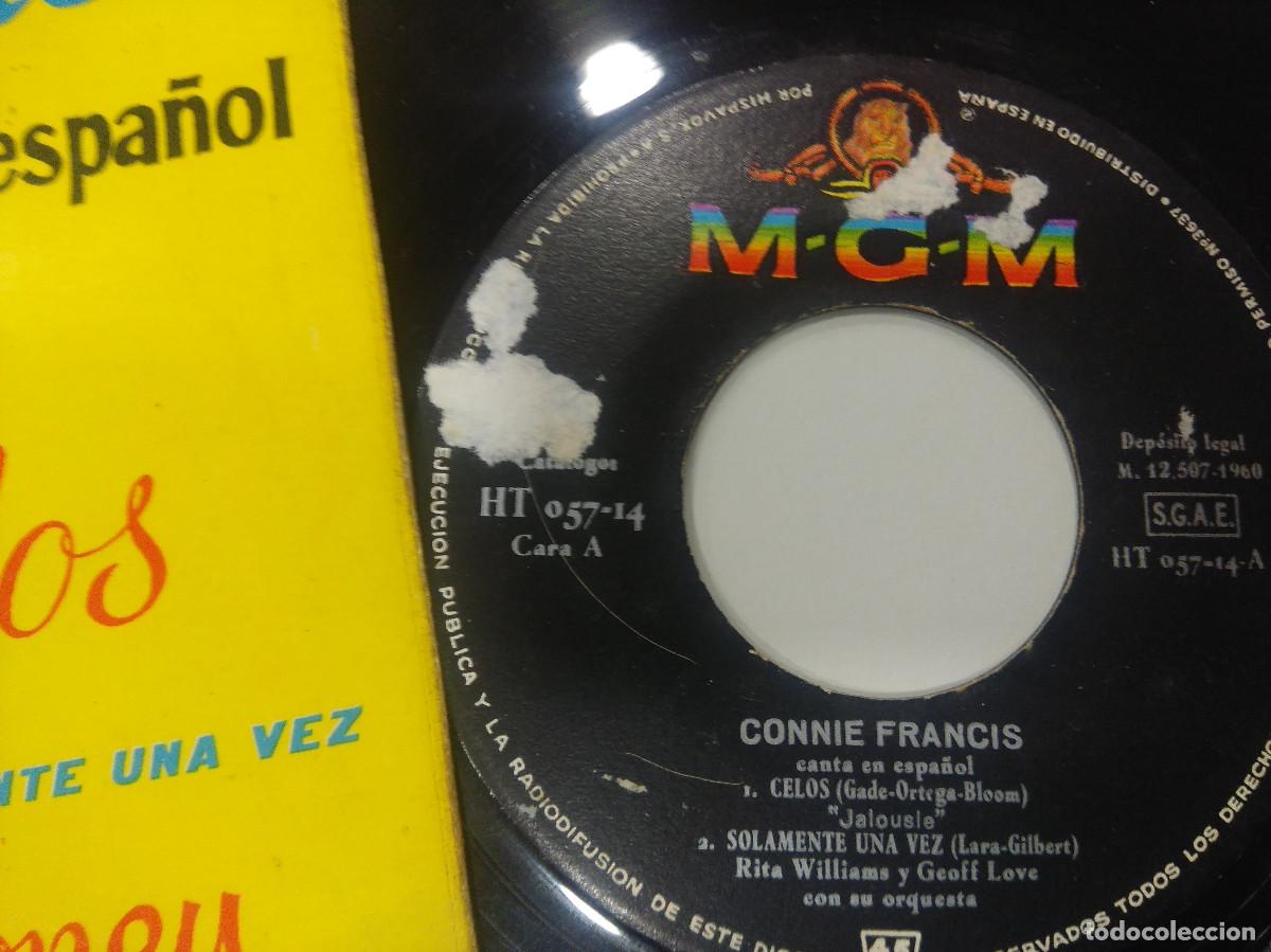 Discos de vinilo: CONNIE FRANCIS/CELOS/SINGLE. - Foto 2
